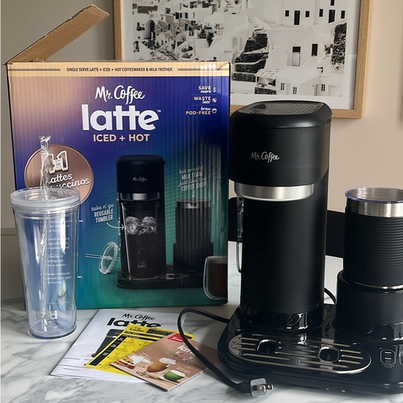 Mr. Coffee 4-in-1 Single-Serve Latte, Iced, and Hot Coffee Maker - Picture 3 of 8